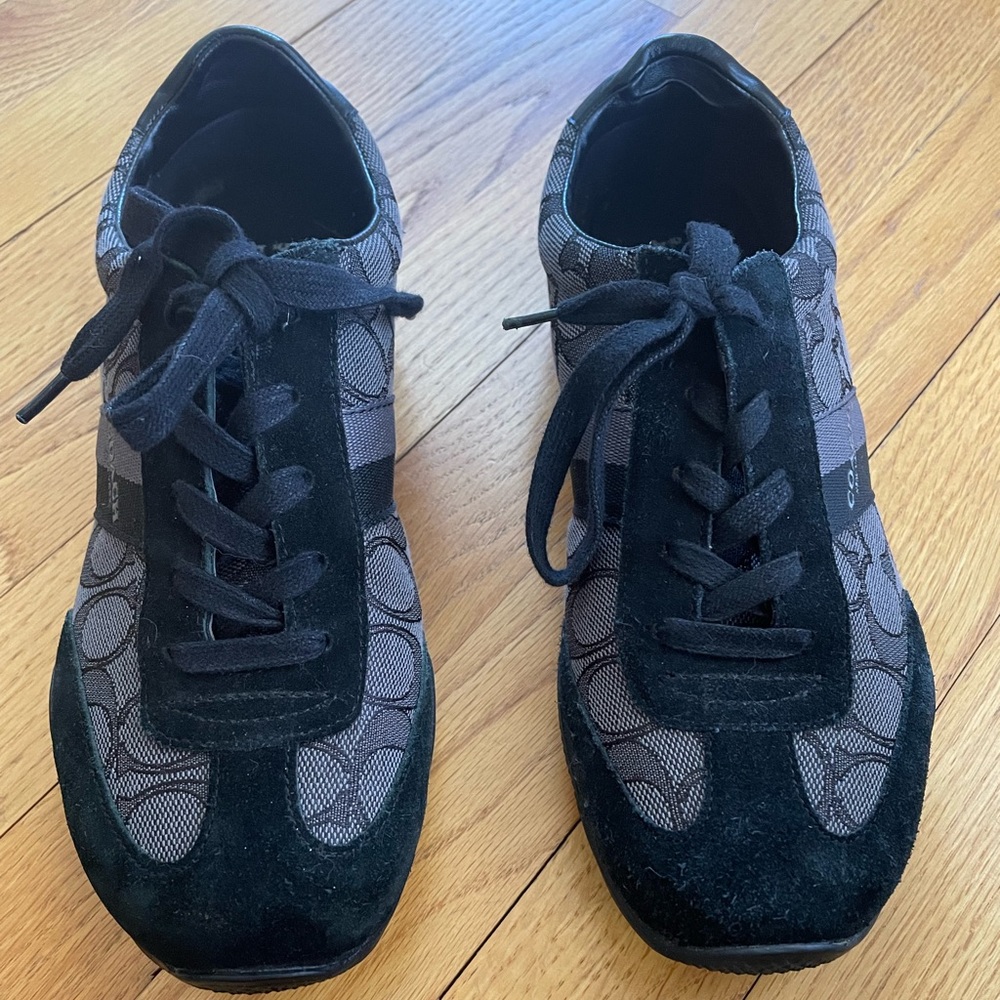 Coach tennis shoes.